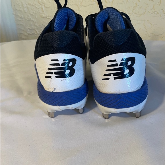New Balance Navy and White Athletic Baseball Cleats - Picture 6 of 8
